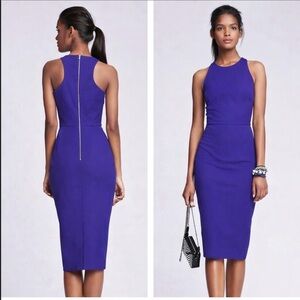 Banana Republic Royal Blue Midi Dress